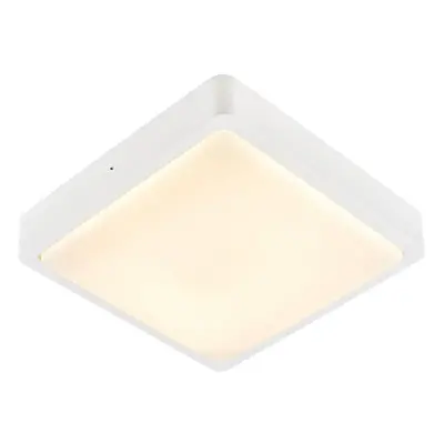 AINOS SQUARE Outdoor, nástěnné a stropní LED svítidlo, bílé, spínač CCT 3000/4000K - BIG WHITE (