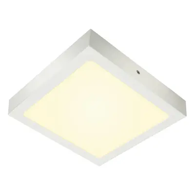 SENSER 24 Indoor, stropní LED svítidlo hranaté, bílé, 3000K - BIG WHITE (SLV)