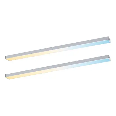 LED podskříňkové svítidlo Inline 2x4W 350x26mm 24V matný chrom - PAULMANN