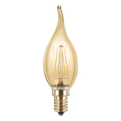 LED FILAMENT SVÍČKA PLAMEN EPOCA 4W E14 2200K 320Lm 360d 35x118mm IP20 - CENTURY