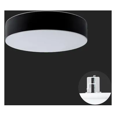 ERIS CV4 stropní/nástěnné skleněné polovestavné svítidlo bílá / bílo - černá IP44 4000 K 35W LED