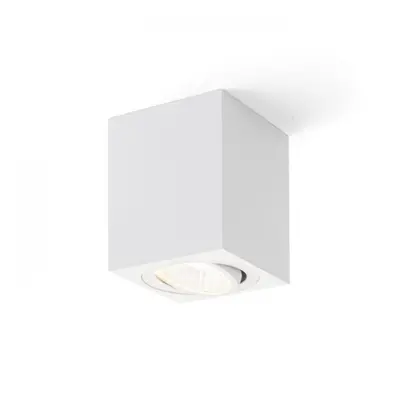 VÝPRODEJ VZORKU MAYO čtvercová výklopná přisazená bílá 230V/700mA LED 9W 2700K - RED - DESIGN RE