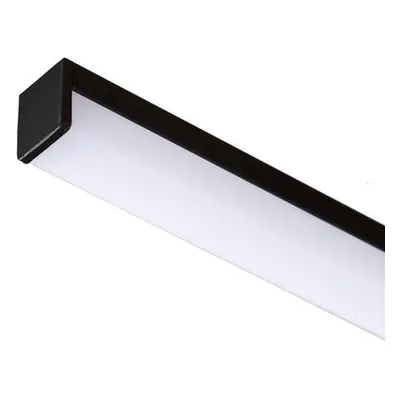 LED PROFILE H přisazený 1m eloxovaný hliník/matný akryl - RED - DESIGN RENDL