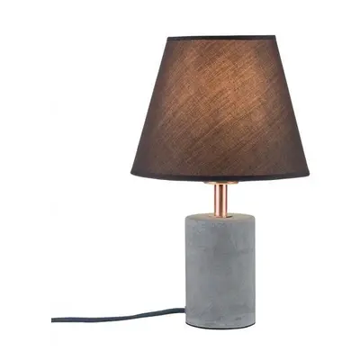 Stolní lampa Neordic Tem látkové stínidlo bílá / měď / beton 796.22 - PAULMANN