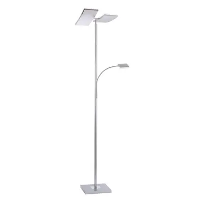 RUBEN LED stojací lampa se čtecím ramenem 3000K - LEUCHTEN DIREKT / JUST LIGHT