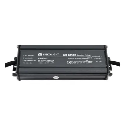 Deko-Light napájení IP CV V6-40-12 konstantní napětí 0-3340 mA IP67 12V DC 40W - LIGHT IMPRESSI