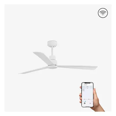 NASSAU M, bílá, stropní ventilátor s DC motorem SMART - FARO