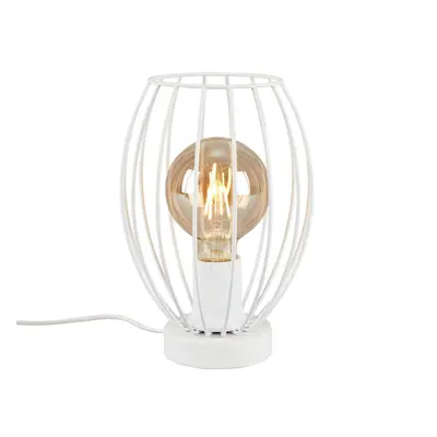 Stolní lampa, 25,6 cm, max. 25 W, bílé - BRILO