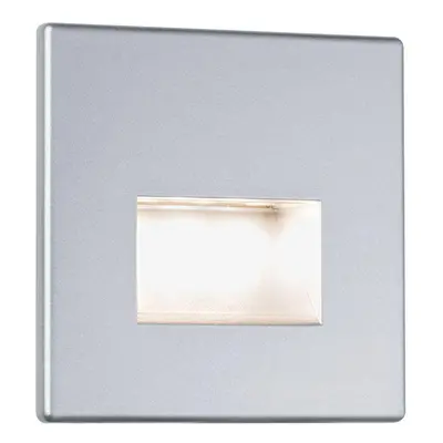 LED vestavné svítidlo do zdi Edge Quadro hranaté 8x8cm 1,1W 230V 2700K matný chrom 994.95 - PAUL