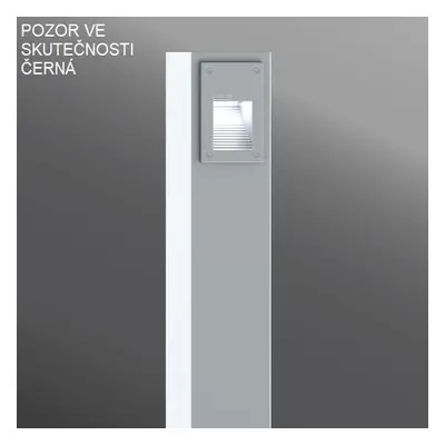 Venkovní stojací svítidlo RADO 1 BOLLARDS LED 4W 3000K 124lm IP65 černá RAL9011 - LIGMAN