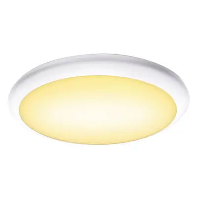 RUBA 16 CW, LED, venkovní nástěnné a stropní nástavbové svítidlo, bílá, IP65, 3000/4000K - BIG W