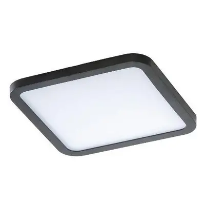 LED Stropní zápustné bodové svítidlo Azzardo Slim 15 Square 3000K IP44 black AZ2836 12W 1000lm 3