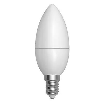 Žárovka LED Olive Smooth E14 230V 5W 4200K Ø 35mm v.100 mm 480lm 240° - SKYLIGHTING