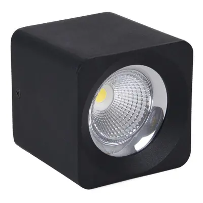 Stropní SVÍTIDLO LED QUBE ČERNÉ 131x131x133mm 25W/230VAC 4000K 2500Lm 45d IP20 - CENTURY