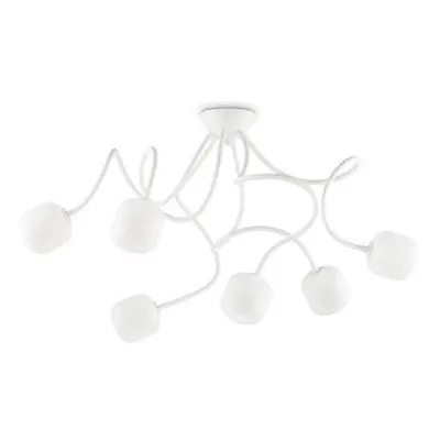 Stropní svítidlo Ideal Lux Octopus PL6 bianco 174921 bílé - IDEALLUX