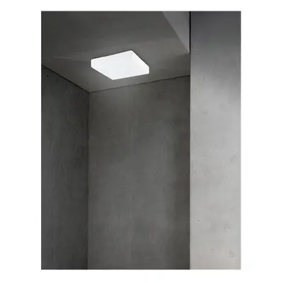 Stropní svítidlo CUBE IP44 bílé opálové sklo E27 1x12W - NOVA LUCE