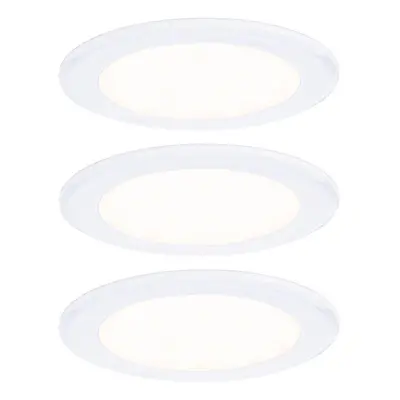 LED vestavná nábytková svítidla 3ks sada kruhové 65mm 3x2,5W 230/12V 3000K bílá - PAULMANN