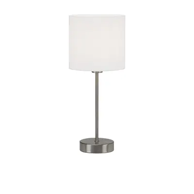 Stolní lampa, max. 25 W, 38,5 cm, bílé - BRILO