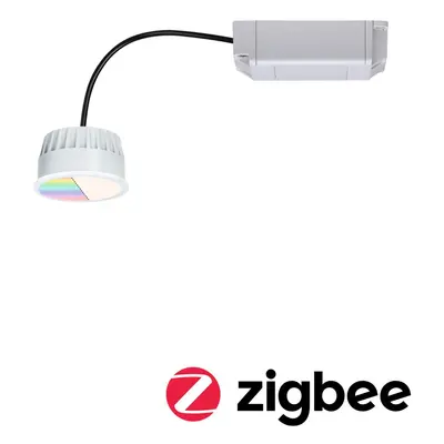 LED Modul vestavné svítidlo Smart Home Zigbee RGBW Coin kruhové 50mm Coin 5,2W 230V RGBW satén -