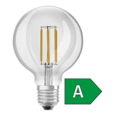 OSRAM ULTRA ECONOMY 210lm/W Globe 95 čirá 230V E27 LED EQ60 3000K - DESIGN RENDL