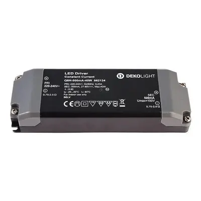 Deko-Light napájení BASIC Q8H-500mA/40W konstantní proud 500 mA IP20 27-80V DC 40W - LIGHT IMPRE