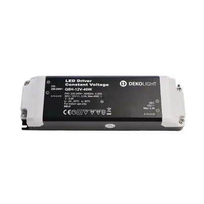 Deko-Light napájení BASIC CV Q8H-12-40W konstantní napětí 0-3300 mA IP20 12V DC 40W - LIGHT IMP