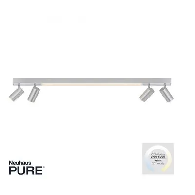 PURE LINES LED bodové svítidlo hliník stmívatelné otočné CCT 2700-5000K - PAUL NEUHAUS