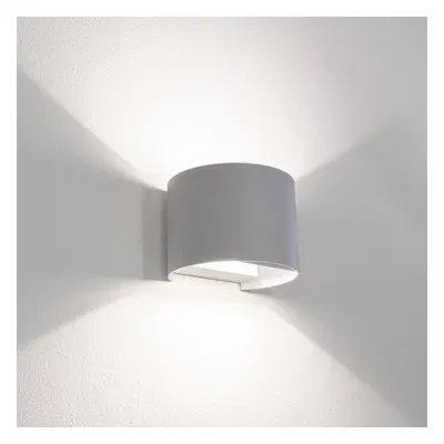 Venkovní nástěnné LED svítidlo up/down šedá 10W 2700/4000/6500K IP65 - CENTURY