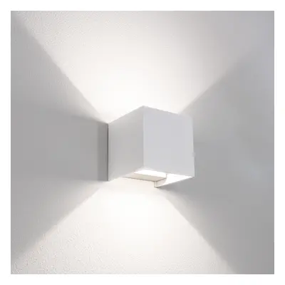 Venkovní nástěnné LED svítidlo up/down QUADRATO bílá 10W 3000/4000/6500K IP65 - CENTURY