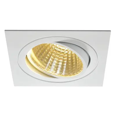 NEW TRIA DL čtvercová sada matná bílá 230V/700mA LED 25W 30° 2700K - BIG WHITE (SLV)