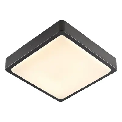 AINOS SQUARE SENSOR Outdoor, nástěnné a stropní LED svítidlo, antracitové, spínač CCT 3000/4000K