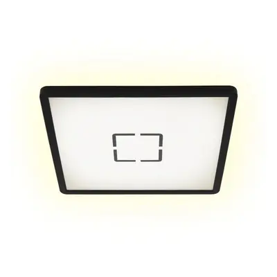 Slim svítidlo LED panel, 29,3 cm, 2400 lm, 18 W, černá - BRILONER