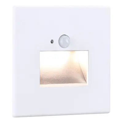 LED vestavné svítidlo do zdi Edge Quadro hranaté se senzorem 8x8cm 1,2W 230V 2700K bílá 931.33 -