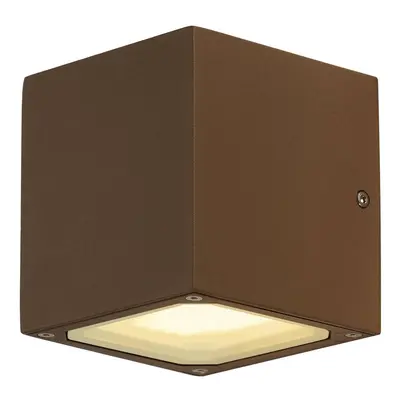 Venkovní svítidlo SITRA CUBE nástěnná barva rzi 230V GX53 2x9W I - BIG WHITE (SLV)