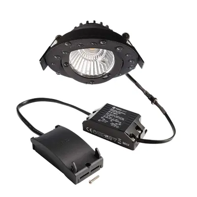 Deko-Light stropní vestavné svítidlo, Dione IP, 8,5 W, DIM, 2700 K, 220-240V 750 lm černá - LIGH