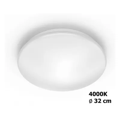 Moire SVÍTIDLO STROPNÍ LED 17W 1900lm 4000K, bílá - PHILIPS (915005778901)