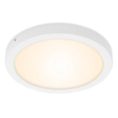 LED stropní svítidlo, pr. 30 cm, 21,4 W, bílé - BRILONER