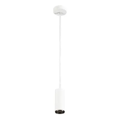 NUMINOS® PD DALI S vnitřní LED závěsné svítidlo bílá/černá 3000 K 60° - BIG WHITE (SLV)