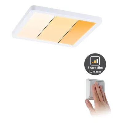 LED vestavné svítidlo Areo VariFit IP44 hranaté 175x175mm 13W bílá mat WarmDim 3-krokové-stmívat