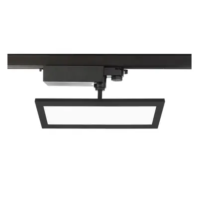 Deko-Light kolejnicový systém 3-fázový 230V Panel Track Light, 20 W, 3000 K, černá 110-240V AC/5