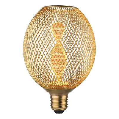 Metallic Glow Standard 230V LED Globe E27 Helix 3,5W 1800K mosaz - PAULMANN