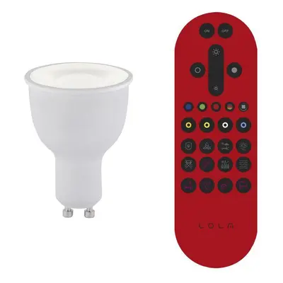 LOLAsmart - BULB LED žárovka RGB+W a Smart Home s GU10 MEDION RGB+2700-5000K - LEUCHTEN DIREKT /