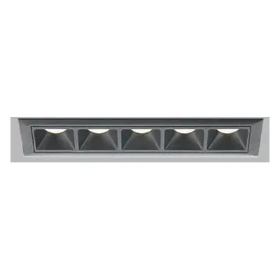 Svítidlo LINEAR 5, B DIM TRIAC 10W 3000K zápustné černé - LED2 Lighting