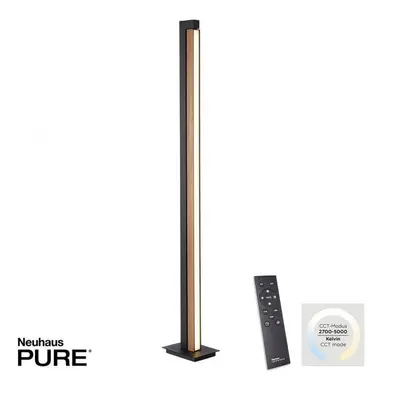 Stojací lampa PURE-LINES 24W 2700-5000K 155cm dřevo - PAUL NEUHAUS