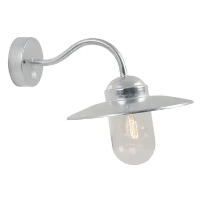 Venkovní nástěnné svítidlo Luxembourg Sensor 1x60W E27 galvanizovaná čirá - NORDLUX