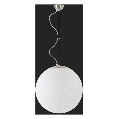 ADRIA L4 závěsné skleněné svítidlo nerez broušená / bílá IP40 3000 K 41W LED DALI - OSMONT