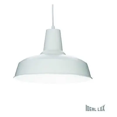 Závěsné svítidlo Ideal Lux Moby SP1 bianco 102047 bílé - IDEALLUX