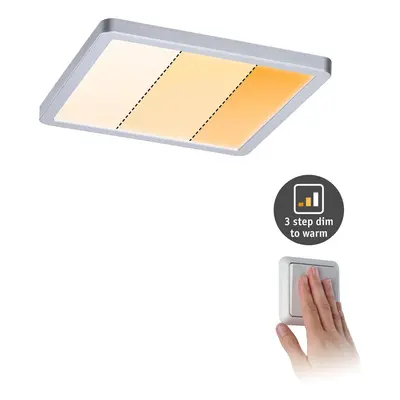 VariFit LED vestavné svítidlo Dim to Warm Areo IP44 hranaté 175x175mm 3 Step Dim to warm matný c