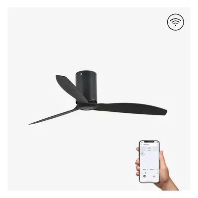 MINI TUBE FAN, černá, stropní ventilátor s DC motorem SMART - FARO