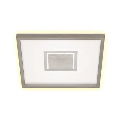 Svítidlo LED panel, 42,3 cm, 3000 lm, 22 W, matný nikl - BRILONER